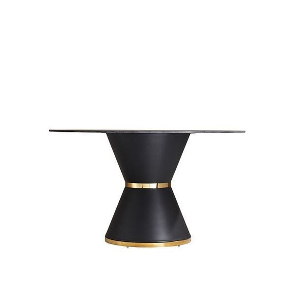 Oppulent Dining Table-Black (53" Diameter)