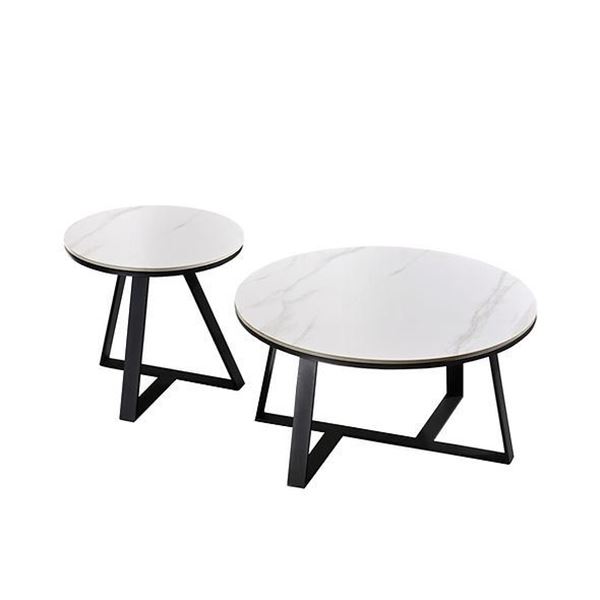 Epiphany White 2pc Nesting Coffee Table