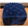 Image 2 : Urban Barn-Navy Blue- Ottoman/Foot Rest