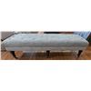 Image 2 : Long Grey Fabric Bench