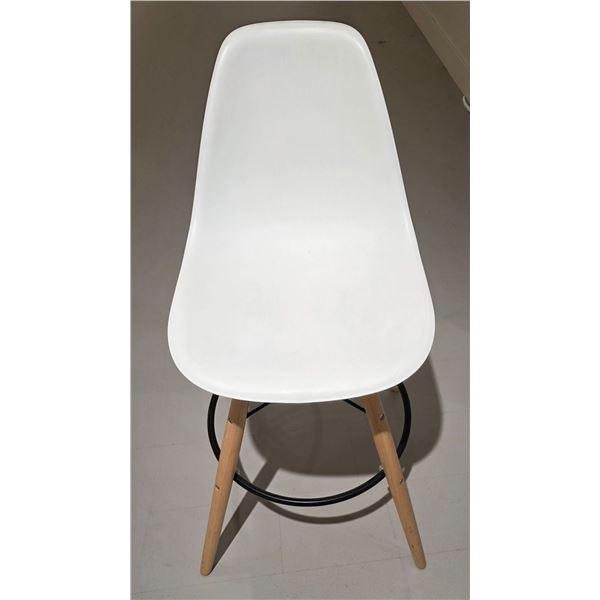 Modern White Counter Stool