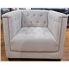 Image 2 : White Tufted Accent Chair