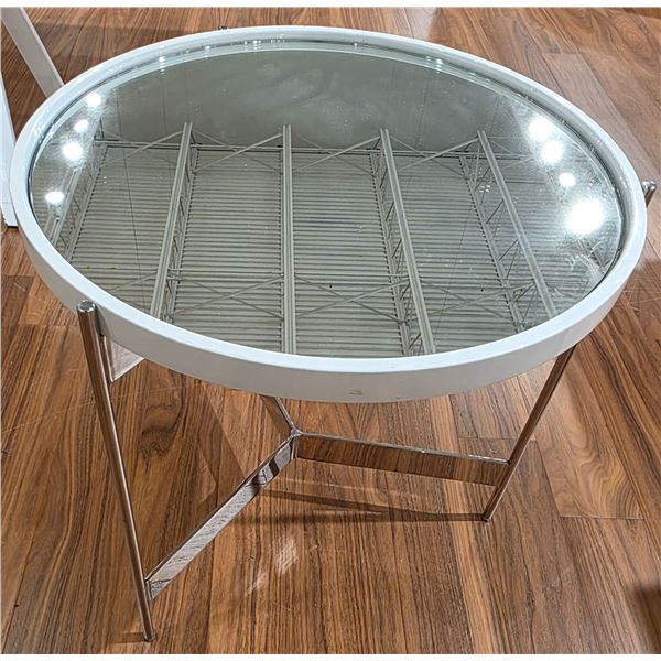 Modern White End Tables