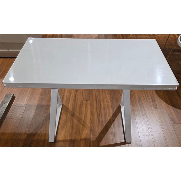Modern White Extendable Study Desk