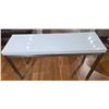 Image 1 : Modern White Extendable Console/Desk