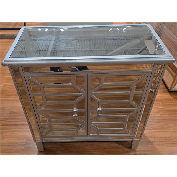 Large Mirrored Night Table