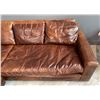 Image 4 : Restoration Hardware - Maxwell Leather Sectional - RV: $12,975 CAD, H29" x W99" x D99"
