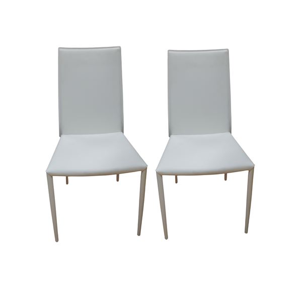 Sandy's - New Set of 2 Boheme Chair White - RV: $1030 CAD - Made in italy
