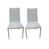 Image 1 : Sandy's - New Set of 2 Boheme Chair White - RV: $1030 CAD - Made in italy