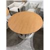 Image 3 : New Round Dining Table - H29" x Dia. 45" (store display item without box)