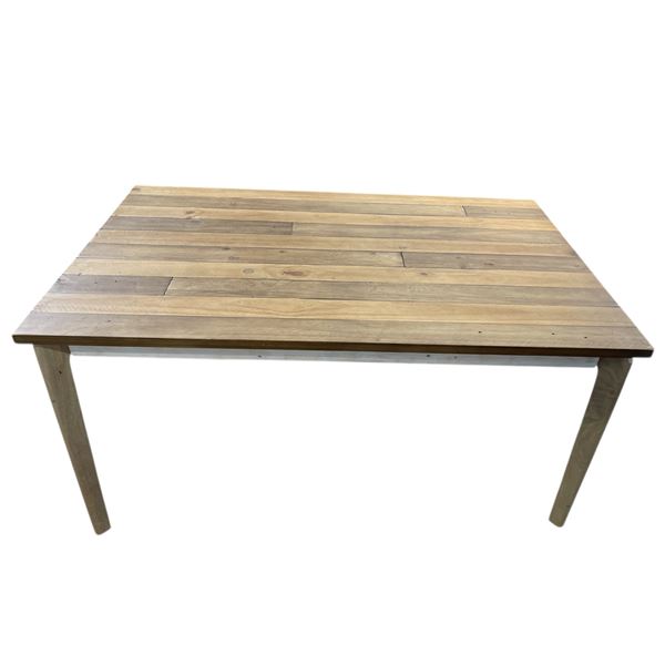 New LH Dining Table - H30" x W63" x D37" (store display item without box)