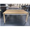Image 3 : New LH Dining Table - H30" x W63" x D37" (store display item without box)