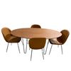 Image 1 : New LH Oval Dining Table Walnut - RV: $1999 CAD - H30" x W71" x D39" (store display item without box