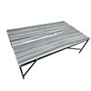 Image 1 : New Rectengular Grey Coffee Table - H15.5" x W47" x D27.5" (store display item without box)