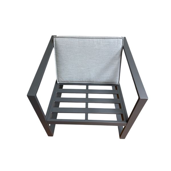 New Outdoor Chair, H25" x W29" x D30" (store display item without box - As Is)