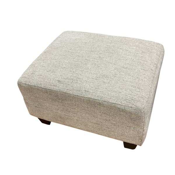 New Grey Ottoman, H16" x W29" x D24" (store display item without box)