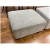 Image 2 : New Grey Ottoman, H16" x W29" x D24" (store display item without box)