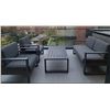 Image 1 : E9 Living Sion Outdoor set - RV: $5,550 - Dimensions: Table: 47x25x16"