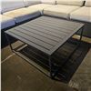 Image 2 : 7 pc - Outdoor Patio Set - 8' x 8' Long each way - Table: 35.5x35.5x16" - Cushions Need Washing