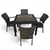 Image 1 : 5 pc - Outdoor Dining Table Set - Table: 39x39x29.5"