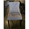 Image 3 : 2 pc - Cream Tufted Button Side Chairs