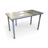 Image 1 : White Table / Desk - 24x47x29.5"