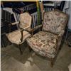 Image 2 : 2 pc - Vintage Arm Chairs