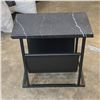 Image 2 : Marble Topped Magazine racks - 21.5x12x22"