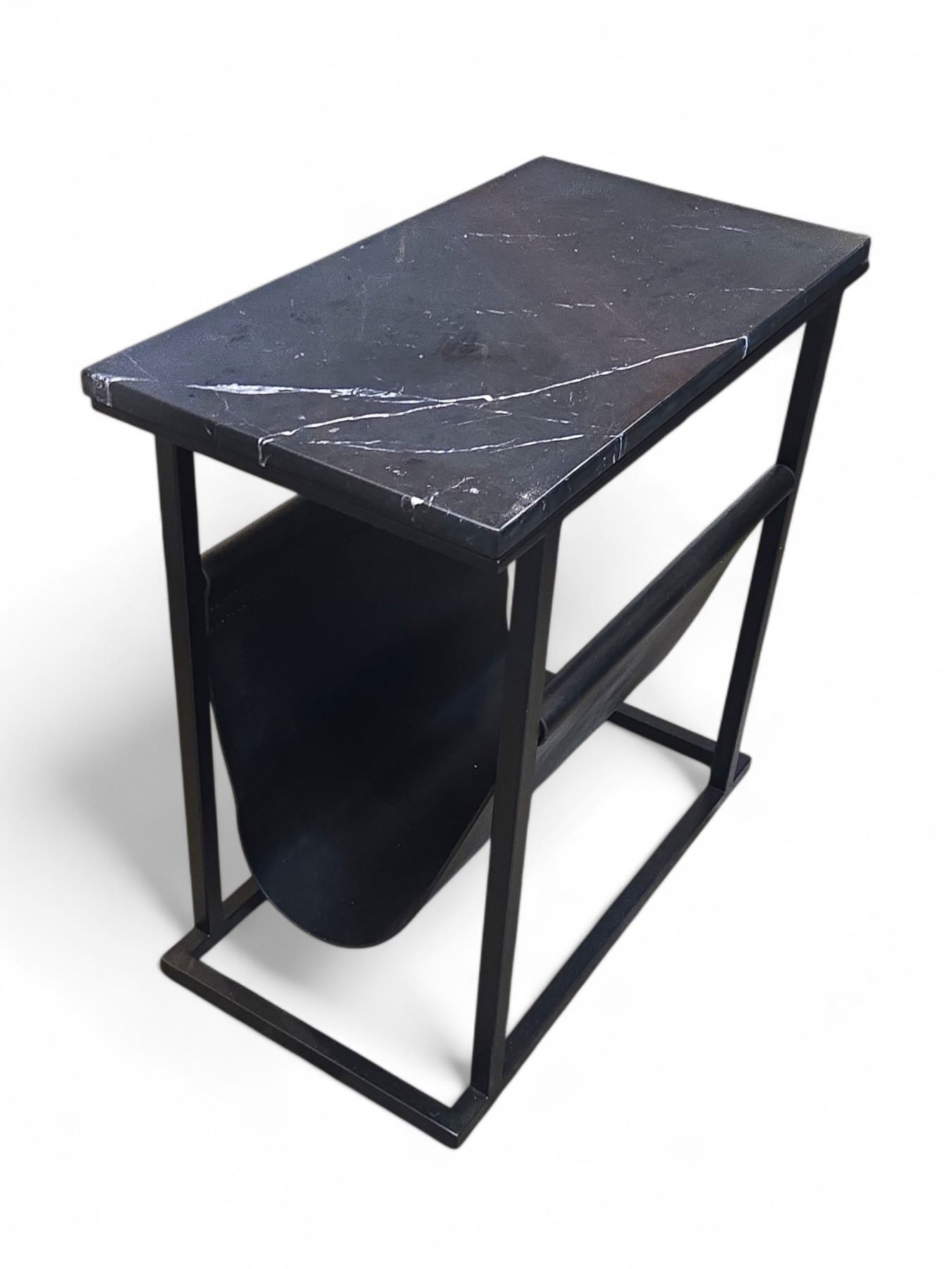 Stone Magazine Rack Marble Topped Magazine racks - 21.5x12x22