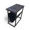 Image 1 : Marble Topped Magazine racks - 21.5x12x22"