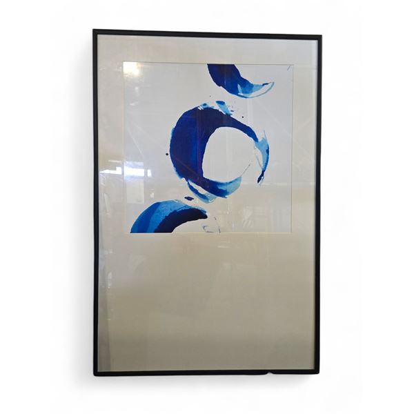 Framed Matted Modern Abstract Print - 40x60"