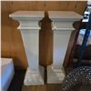 Image 2 : 2 pc - White Pedestals - 15x15x48"