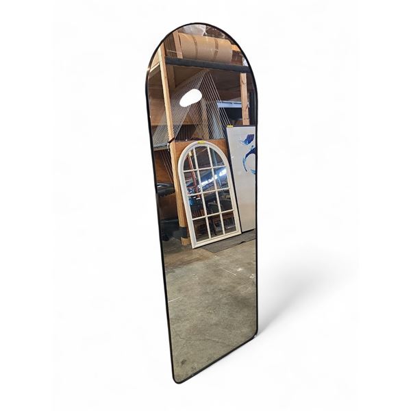Thin Framed Tall Arched Mirror - 24x67"