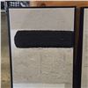 Image 3 : 2 pc - Framed Textured Modern Abstract Art by Peter Span - 15x46" each