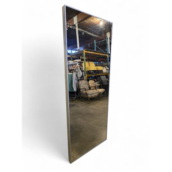 Aluminum Thin Framed Mirror - 31x77"