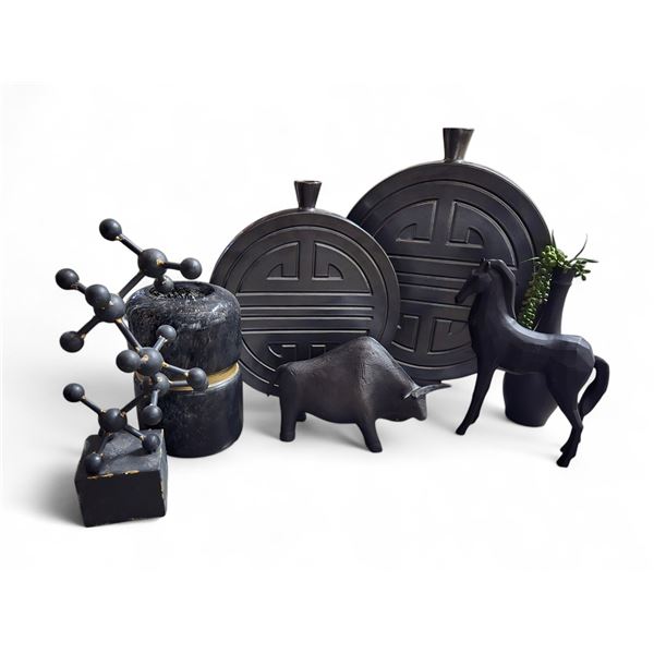 Shelf - Asian Décor, Bull & Horse Sculpture, Molecule Sculpture, Etc.
