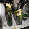 Image 3 : Shelf - Large Assortment of Vases & Fuax Plants