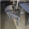 Image 5 : Outdoor Patio Set - Table & 6 Chairs - 63x37.5x29"