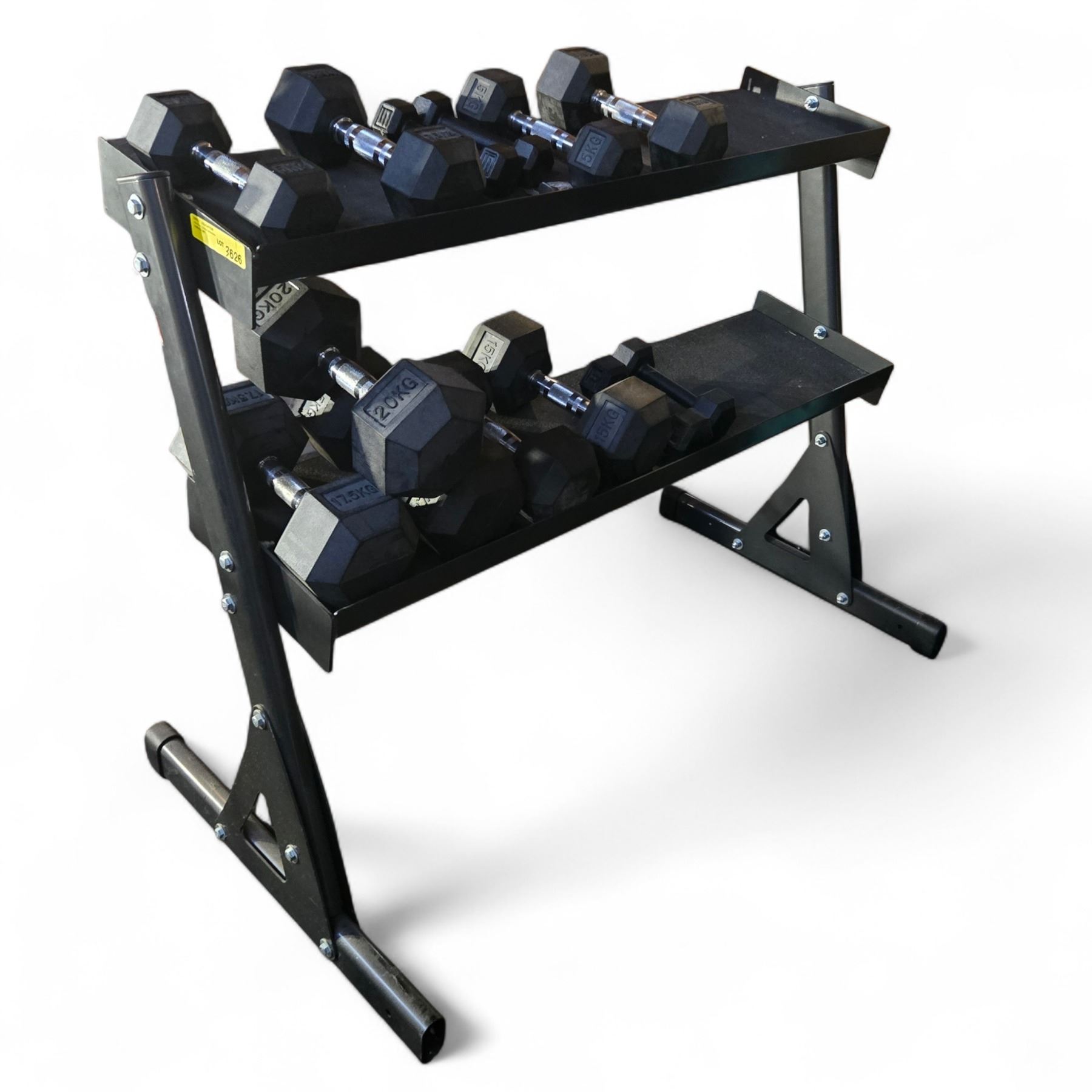 Free Weight Rack Free Weight Rack w/ Dumbbells - Various Weights (5, 7.5, 17.5, 20, 15kg)