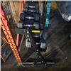 Image 2 : Free Weight Rack w/ Dumbbells - Various Weights (5, 7.5, 17.5, 20, 15kg)