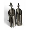 Image 1 : 2 pc - Modern Styled Stainless Steel Lamps