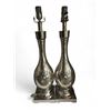 Image 1 : 2 pc - Silver Colored Lamps