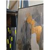 Image 2 : Uttermost Gold Leaf Abstract on Canvas - 74x49" - RV $1,800