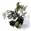 Image 1 : Group - Faux Plants & Flowers in Various Vases