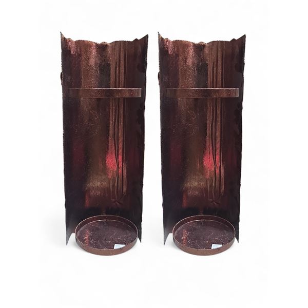 Copper Color Wall Hanging Candle Holders