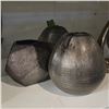 Image 2 : Group - Bronze & Silver Modern Planters / Vases