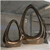 Image 3 : Group - Bronze & Silver Modern Planters / Vases