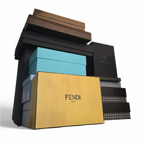 Group - Designer Boxes Including Fendi, Versace, Givenchy, Etc.