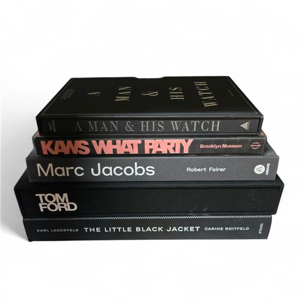 Group - Coffee Table Books Including Kaws, Marc Jacobs, Tom Ford & Karl Lagerfeld