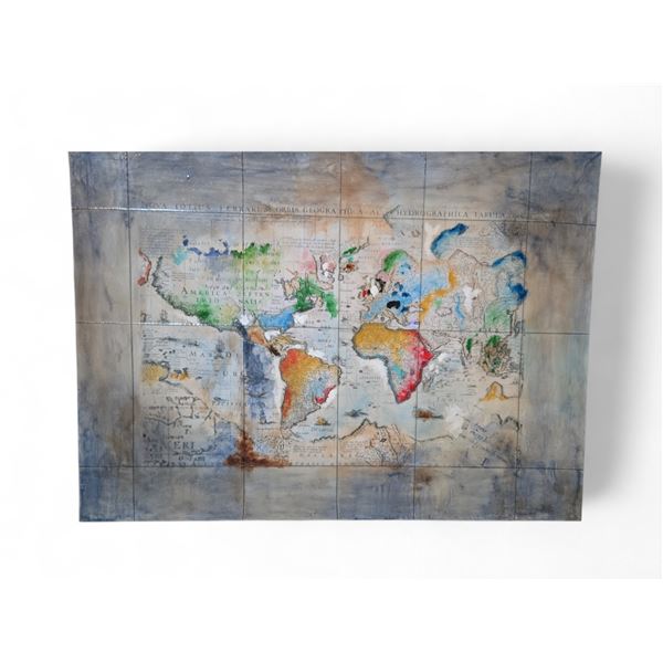 Glossy Abstract Art on Canvas - 36x48"